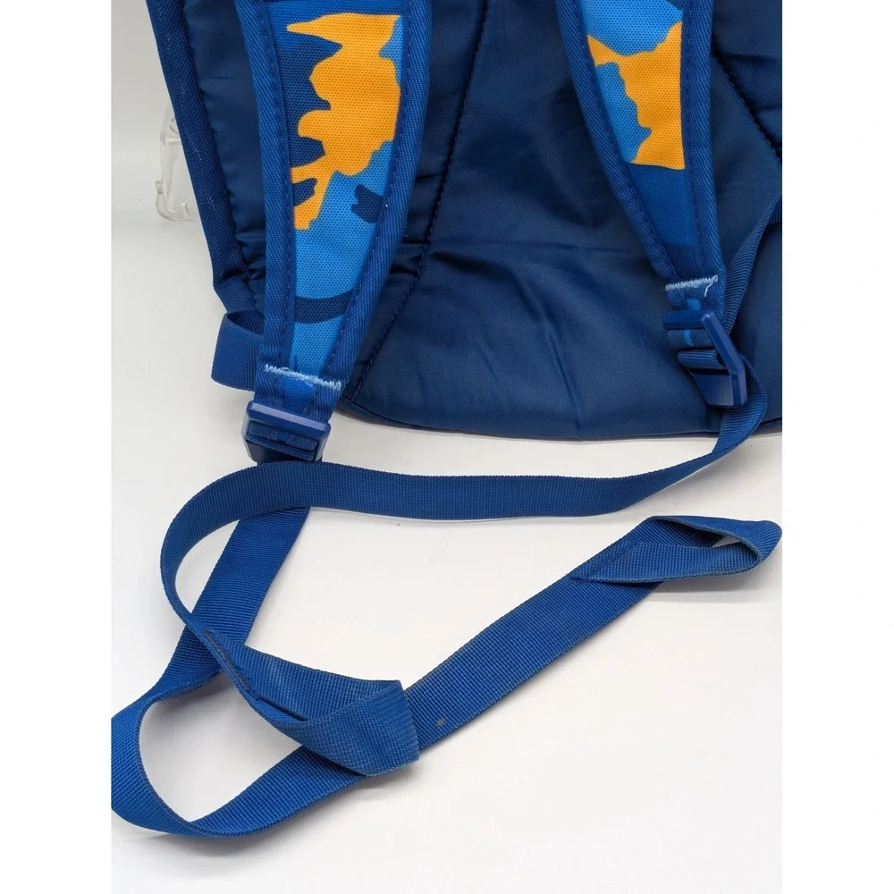 Under Armour Hustle Sport Storm Backpack Blue Yellow Camo Laptop School Travel